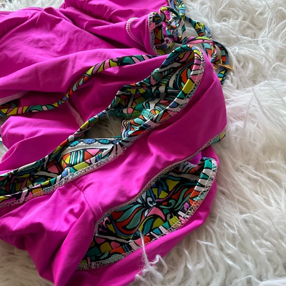 Trina Turk Bora Bora Stripe Swimsuit - Picture 5 of 6